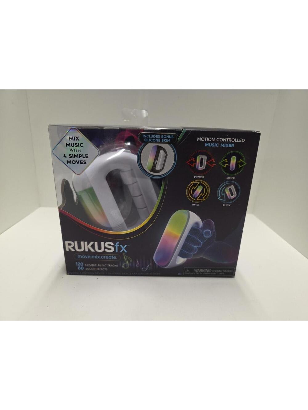 Rukus fx Hand Held Motion Controlled Music Mixer Bonus Silicone Skin RUKUSfx NEW